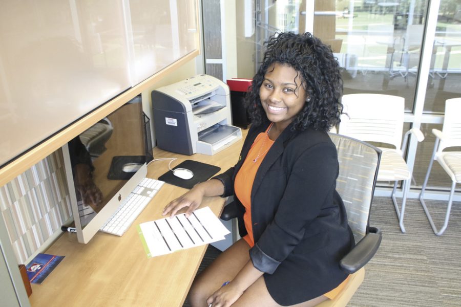 NefsaHyatt Brown, a native of Mobile, Ala. and a senior political science major served as the editor-in-chief of The Hornet Tribune for two years.  After graduation next week, she plans to pursue a graduate degree in public policy and a law degree in her quest to become a United States diplomat.