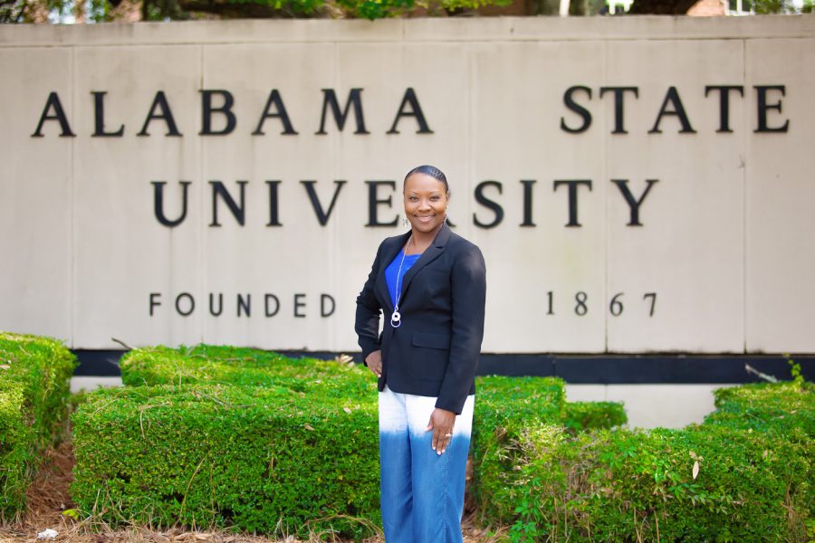 Former Miss Alabama State University Angela Harris Hampton believes her experience at ASU helped her to be the woman that she is today.