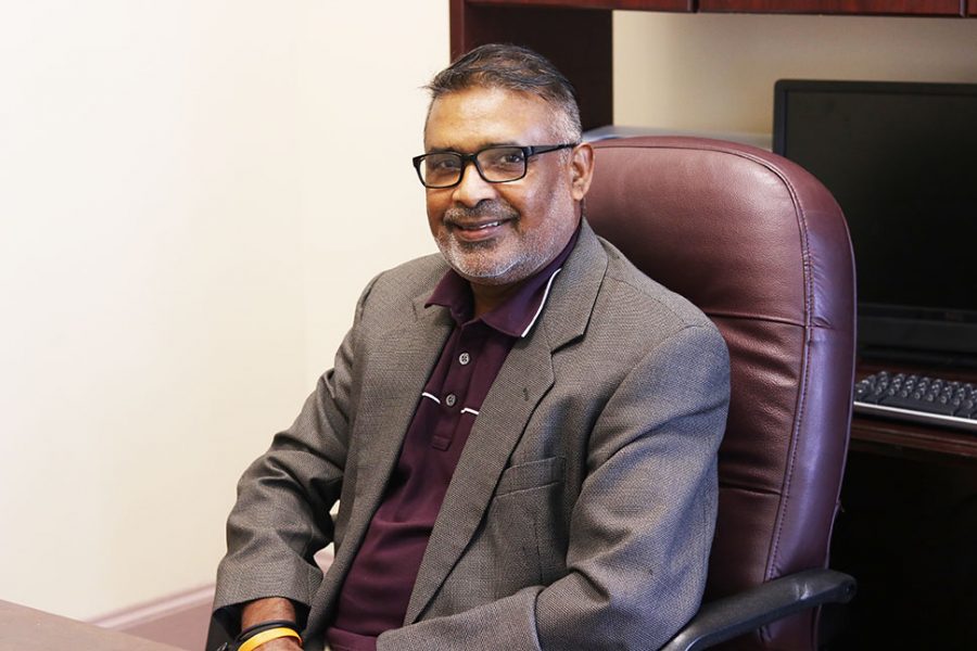 Ramakrishnan (Ram) Alagan, Ph.D., will serve as the interim W.E.B. DuBois Honors Director.  He is a professor of geography in the Department of Advancement Studies.