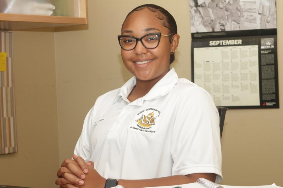 Dallas, Texas native Alexis McDaniels is serving as the Student Government Association Chief Justice for the 2021-22 academic year.