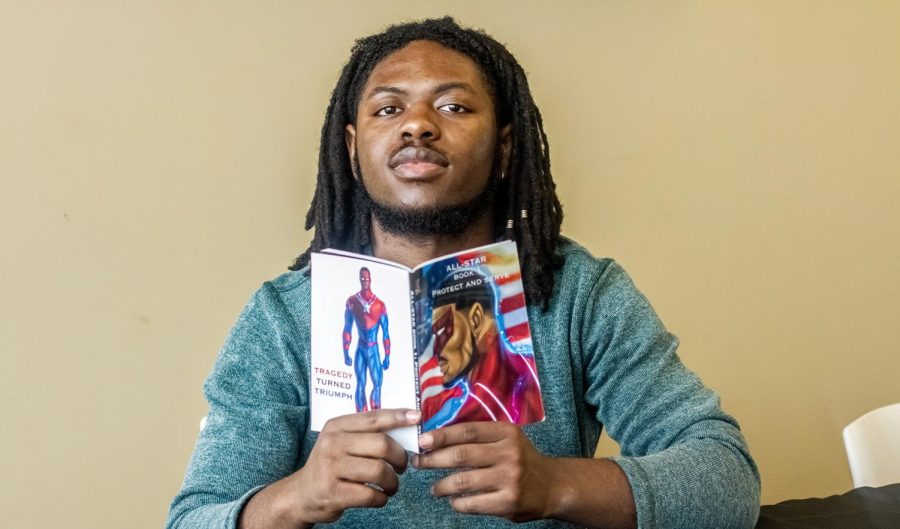 Ronald Martin created his own comic book, All-Star Protect and Serve, which is about a man whose loved one was killed unjustly.  He said his connection to his character is that they are both tired of people losing their lives needlessly.