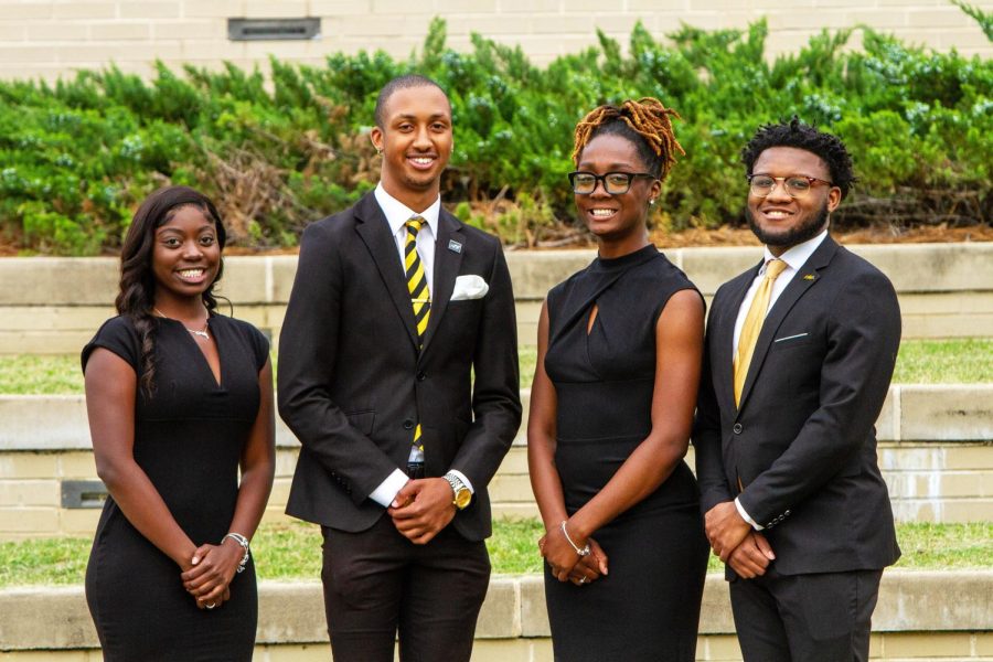 The newly elected Student Government Association executive officers are Alexandra Thomas, SGA executive secretary, Landon Hale, SGA executive president, Hope Smith, SGA executive vice president and Tre’von Conner, SGA executive treasurer.  Each of these officers will be sworn in and each of them will begin their terms on May 1, 2023.