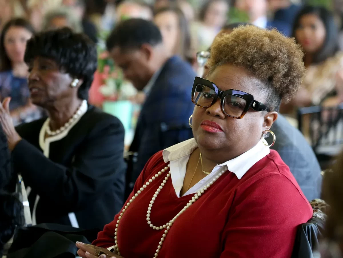 Lisa McNair, whose older sister, Denise, was one of the four little girls killed in the infamous 1963 bombing of the Sixteen Street Baptist Church in Birmingham was the featured speaker for the Tuscaloosa Civil Rights Foundation Uplift Awards at Tuscaloosa River Market