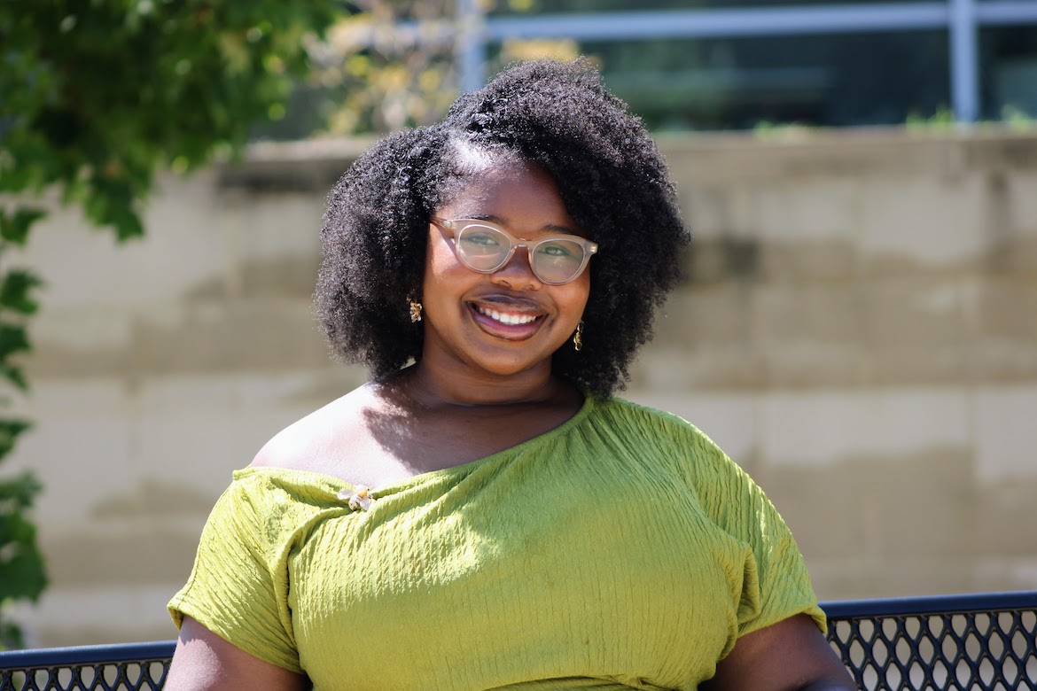 Jade Davis, founder and CEO o the Fresh Face Fund, wants students to know that the fund helps students with clearing balances to continue in classes.