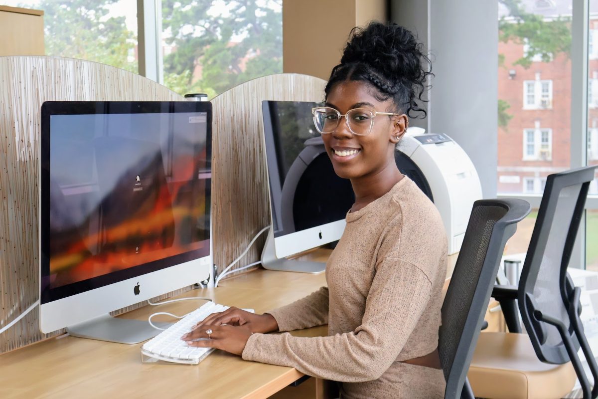 Ashonti Shaw, a senior communications major whose focus is communications studies, is serving as the editor-in-chief of The Hornet Tribune for the 2024-25 academic year.  She is a native of Benton Harbor, Michigan and hopes to pursue a career in communications after her graduation in May.